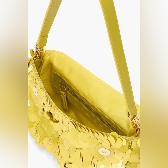 STAUD Yellow Sequin Timmy Bag - Picture 11 of 12